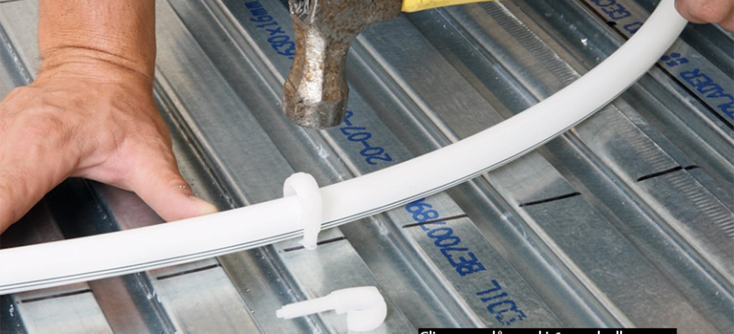 Gulvvarme på støbeplader Gulvvarme på støbeplader